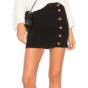 Free People Little Daisies Mini Skirt